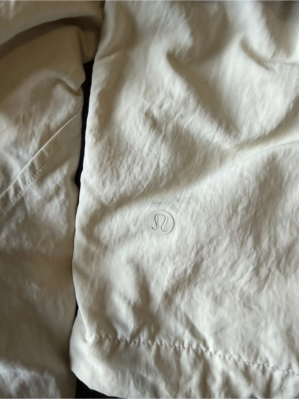 lululemon athletica Cream Lightweight Hooded Shirt Jacket